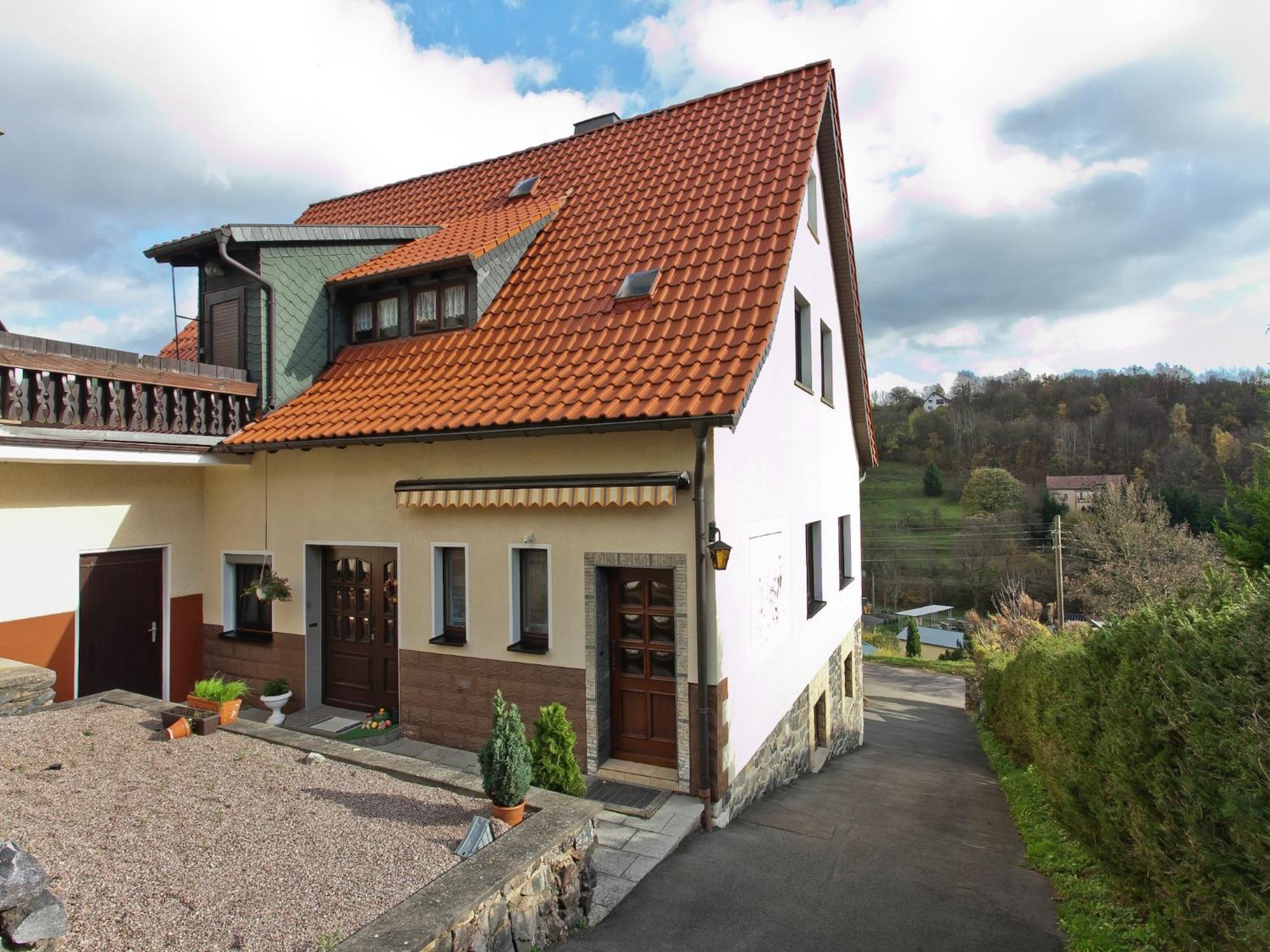 Lovely Holiday Home In The Thuringian Forest With Roof Terrace And Great View Бад-Лібенштайн Екстер'єр фото